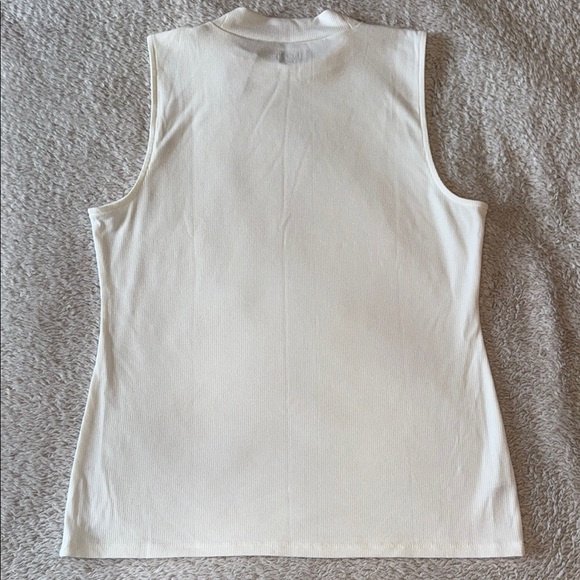 👚 🆕 LOFT Women’s Ribbed Mock Turtleneck Tank Top – Size XL (NWT) - Picture 6 of 6